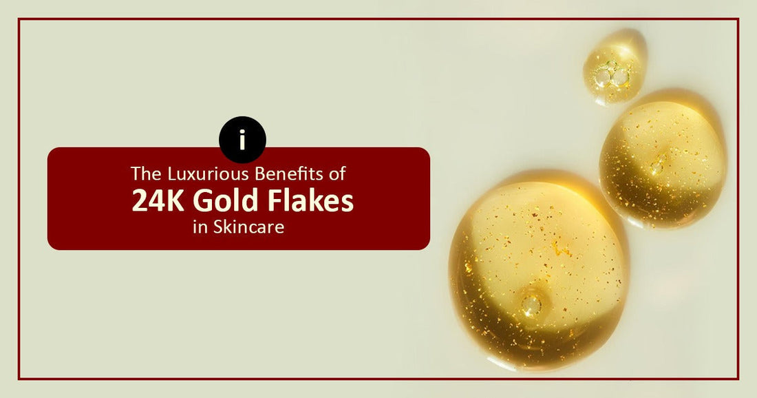 24K Gold Flakes In SkinCare 