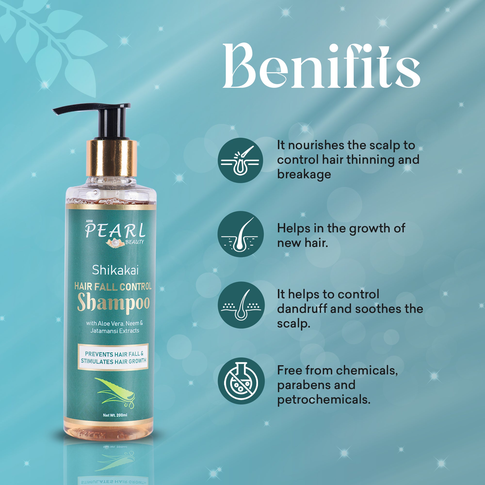 ARM Pearl Hair Fall Control Shampoo Benefits