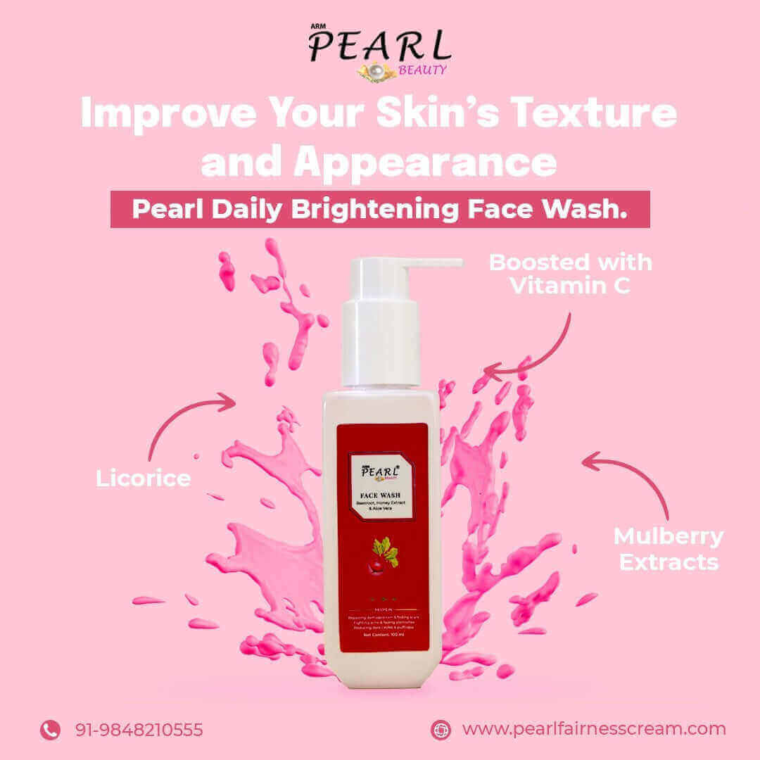 ARMPearl Beetroot Facewash For DullSkin Improve texture