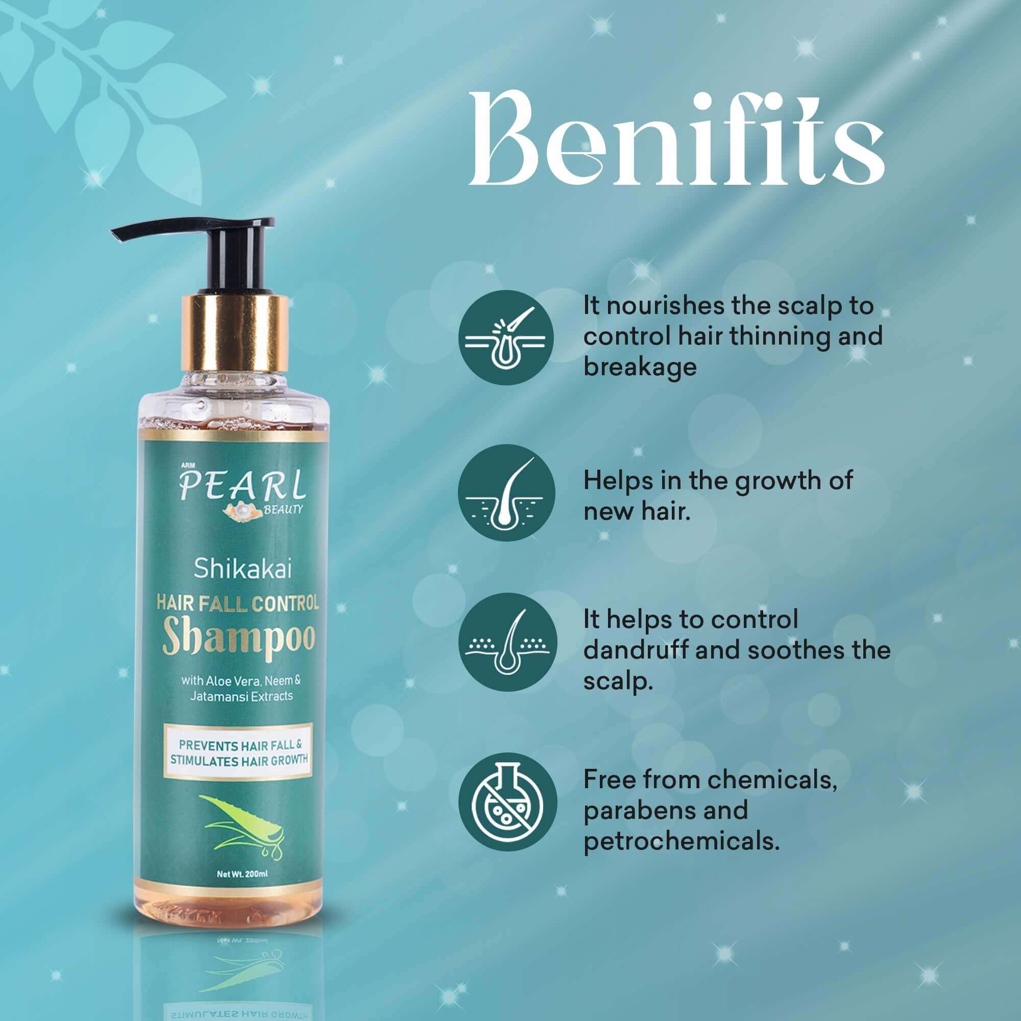 ARM Pearl Hairfall Control Shampoo Benefits