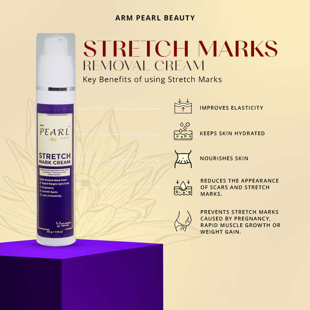 ARM Pearl stretch marks cream benefits