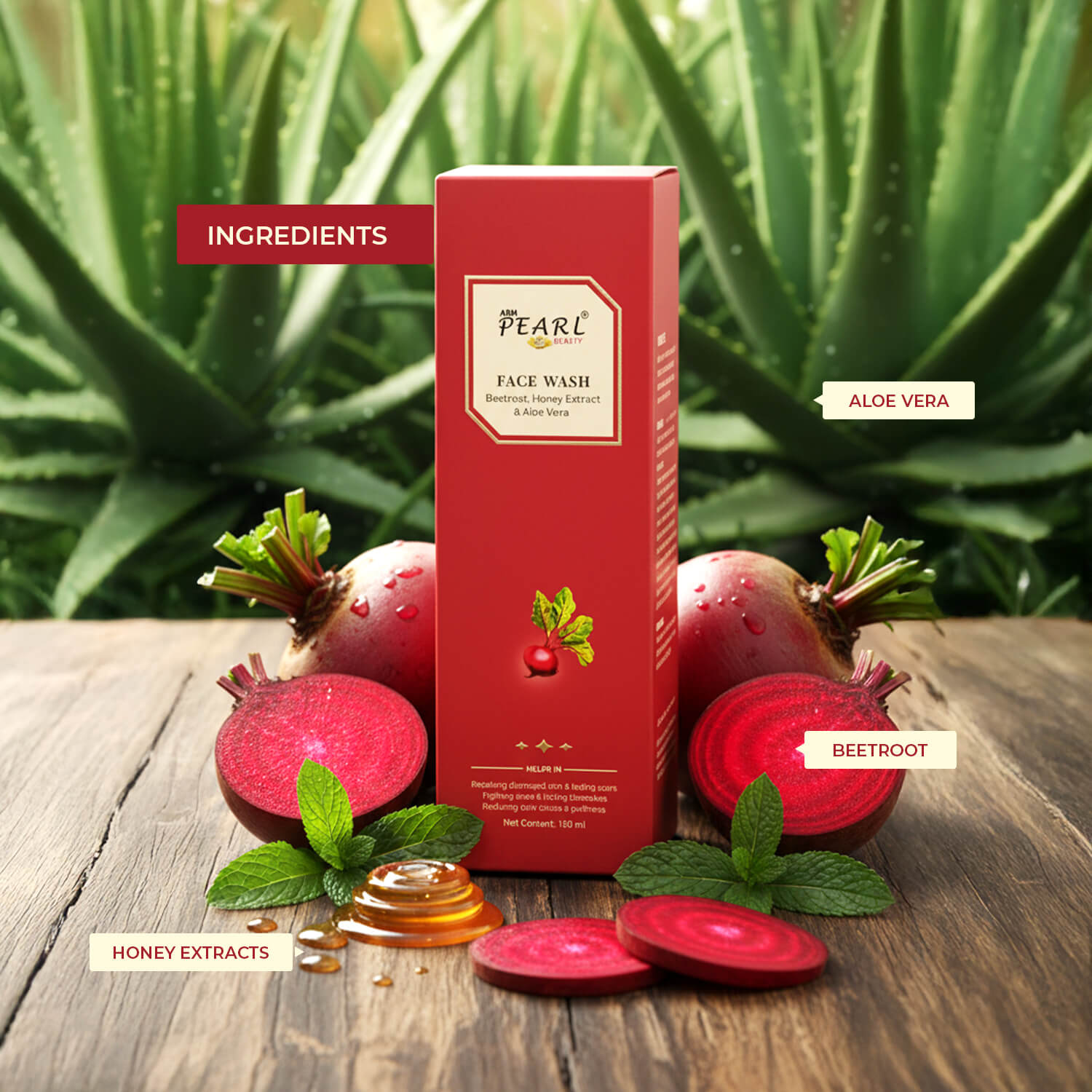 Beetroot Facewash ingredient