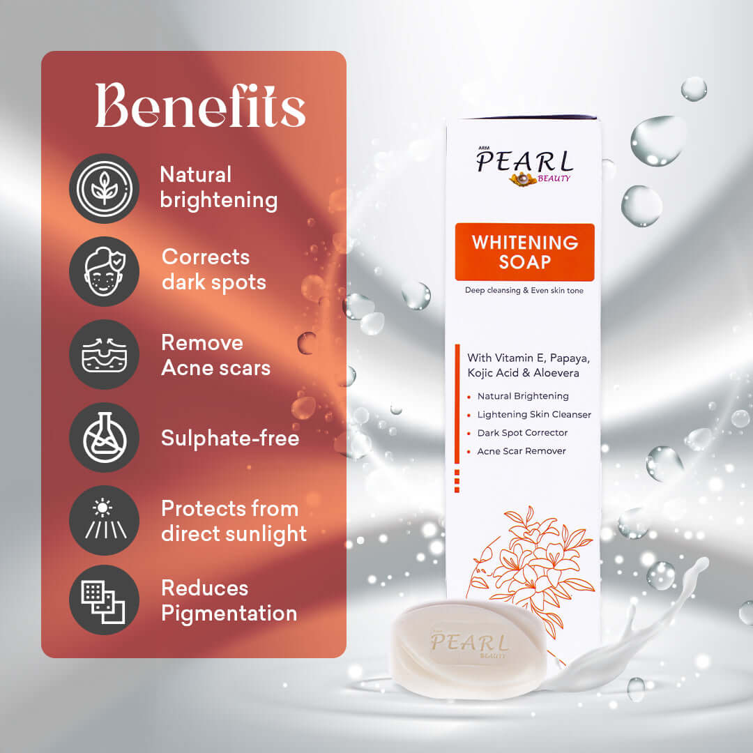 Benefits Of ARM Pearl Skin Whitening Soap