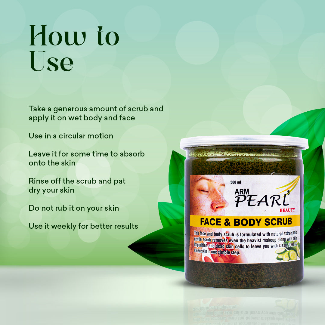 How To Use ARM Pearl Cucumber Face Scrub