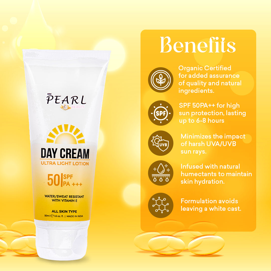 ARM Peral Beauty day cream,body glow moisturiser & 24K gold serum combo offers