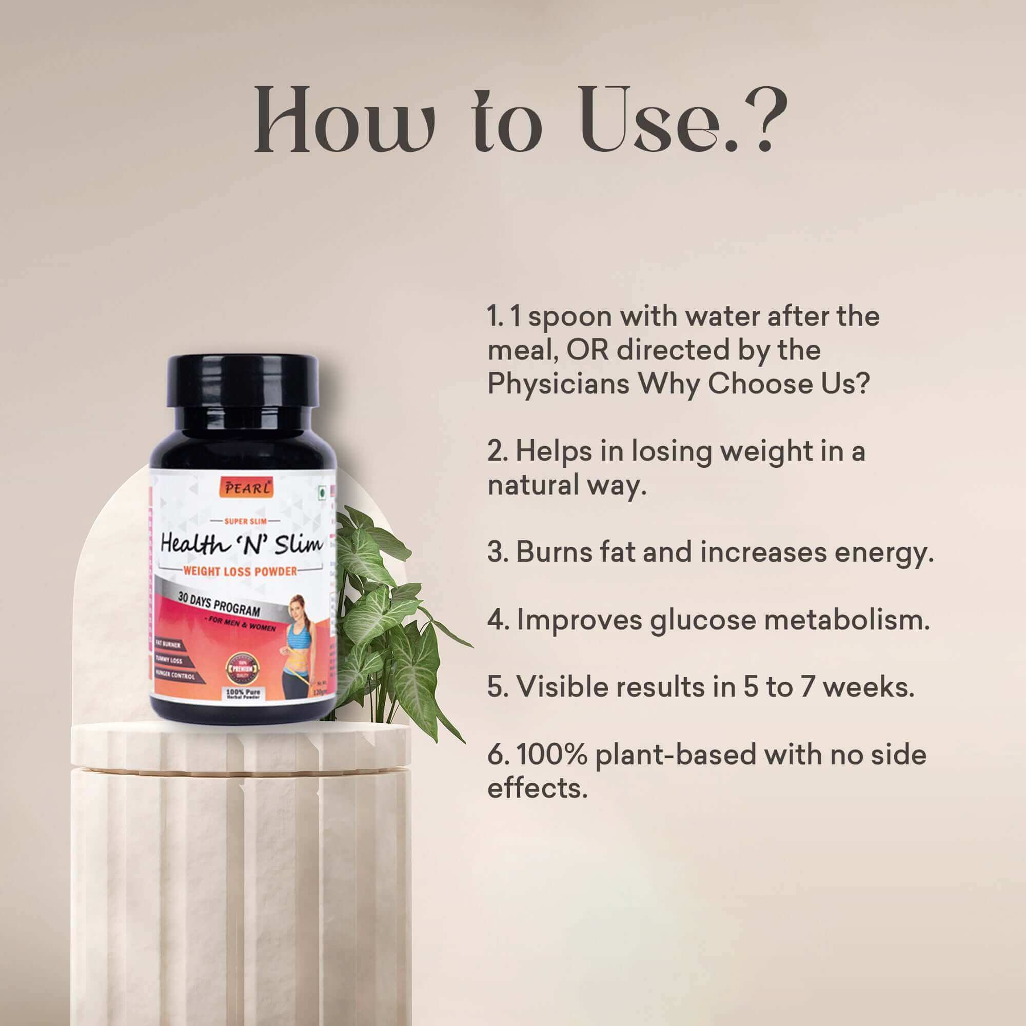 How To Use ARM Pearl Health And Slim WeightLoss Powder