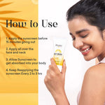 How To Use ARM Sunscreen With SPF50.