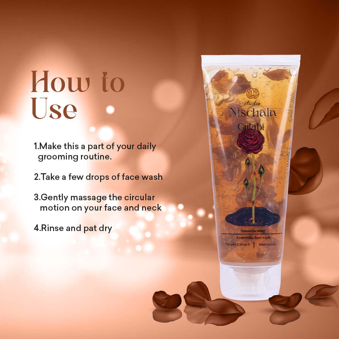 How To Use Nischala Gulabi Pearl Facewash.