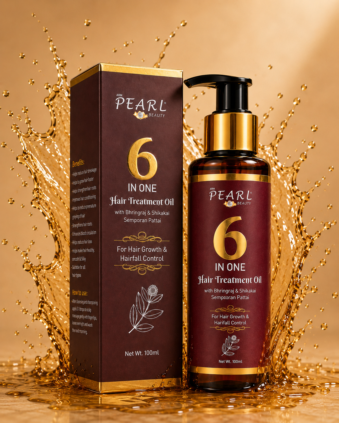 6-In-One Hair Treatment Oil