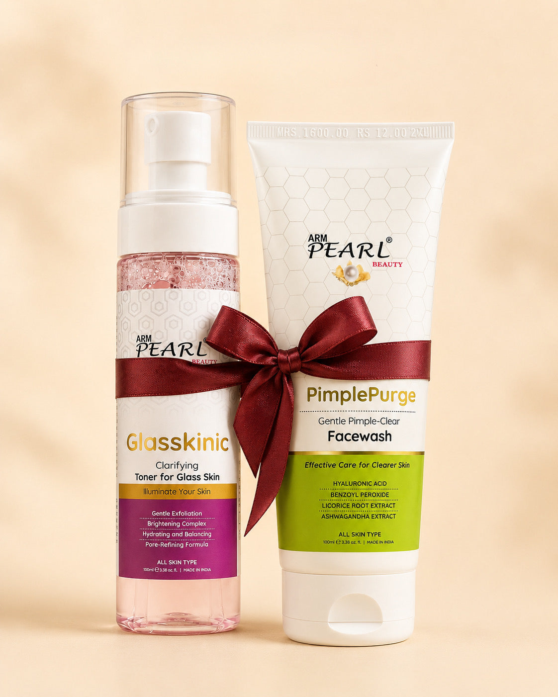 Acne to Glass Skin Bundle | Clear & Glass Skin