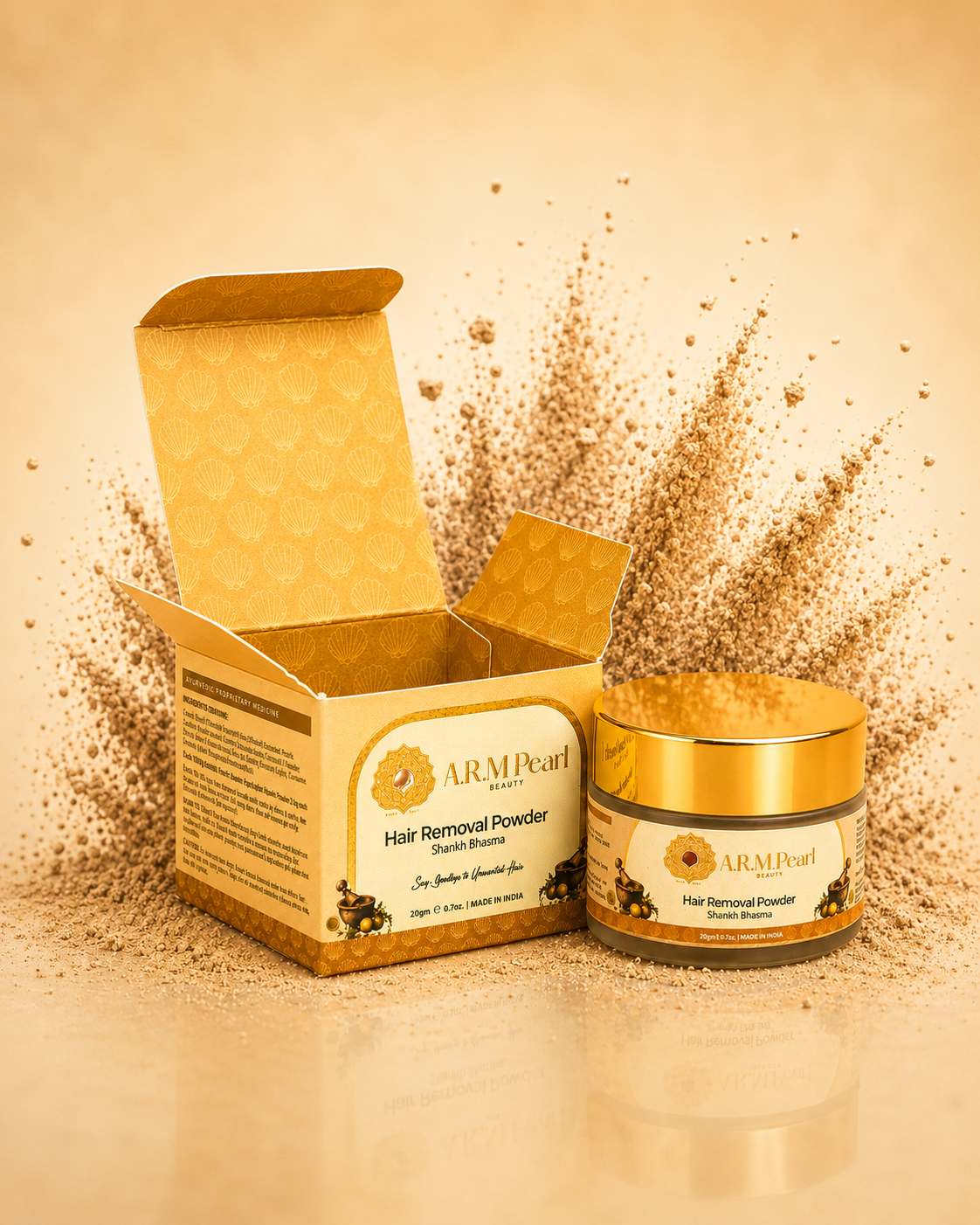 Advanced Unwanted Facial Hair Removal Powder