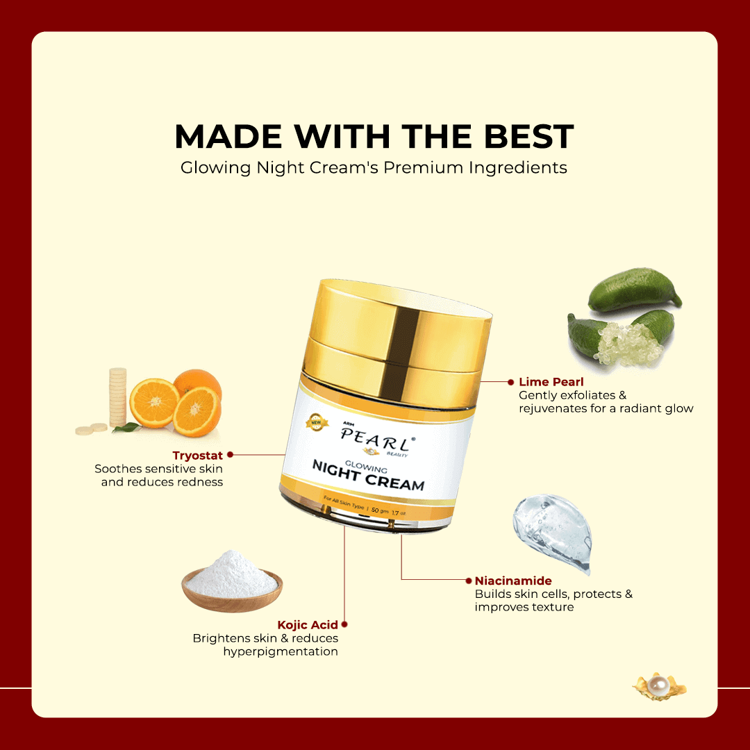 Improved Glowing Skin night cream ingredients img