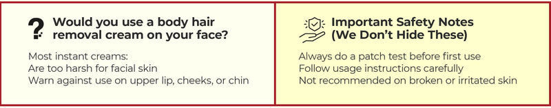 Advanced Unwanted Facial Hair Removal Powder & Oil Combo