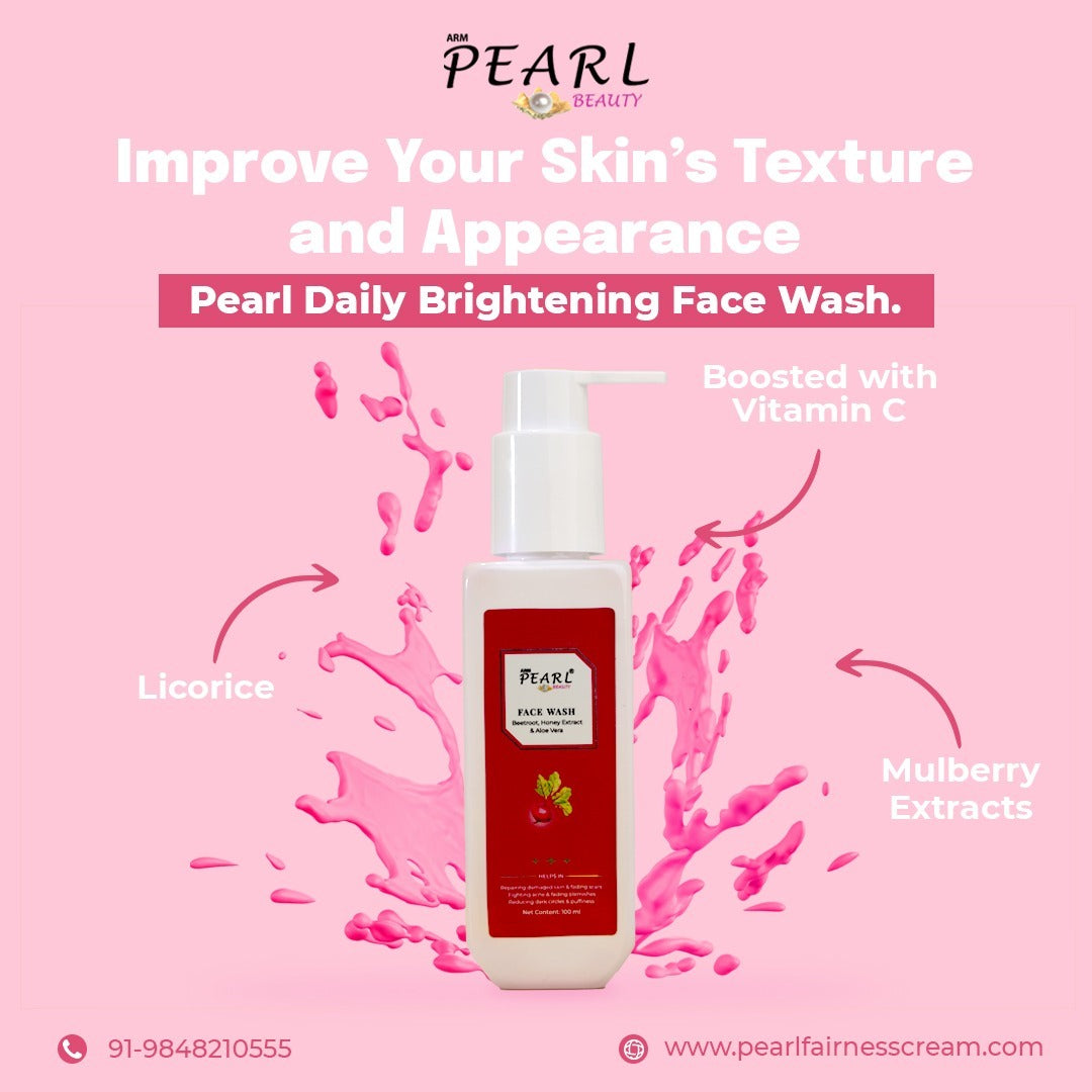 ARM Pearl Skin Facewash With Locirice And Mulberry Extracts