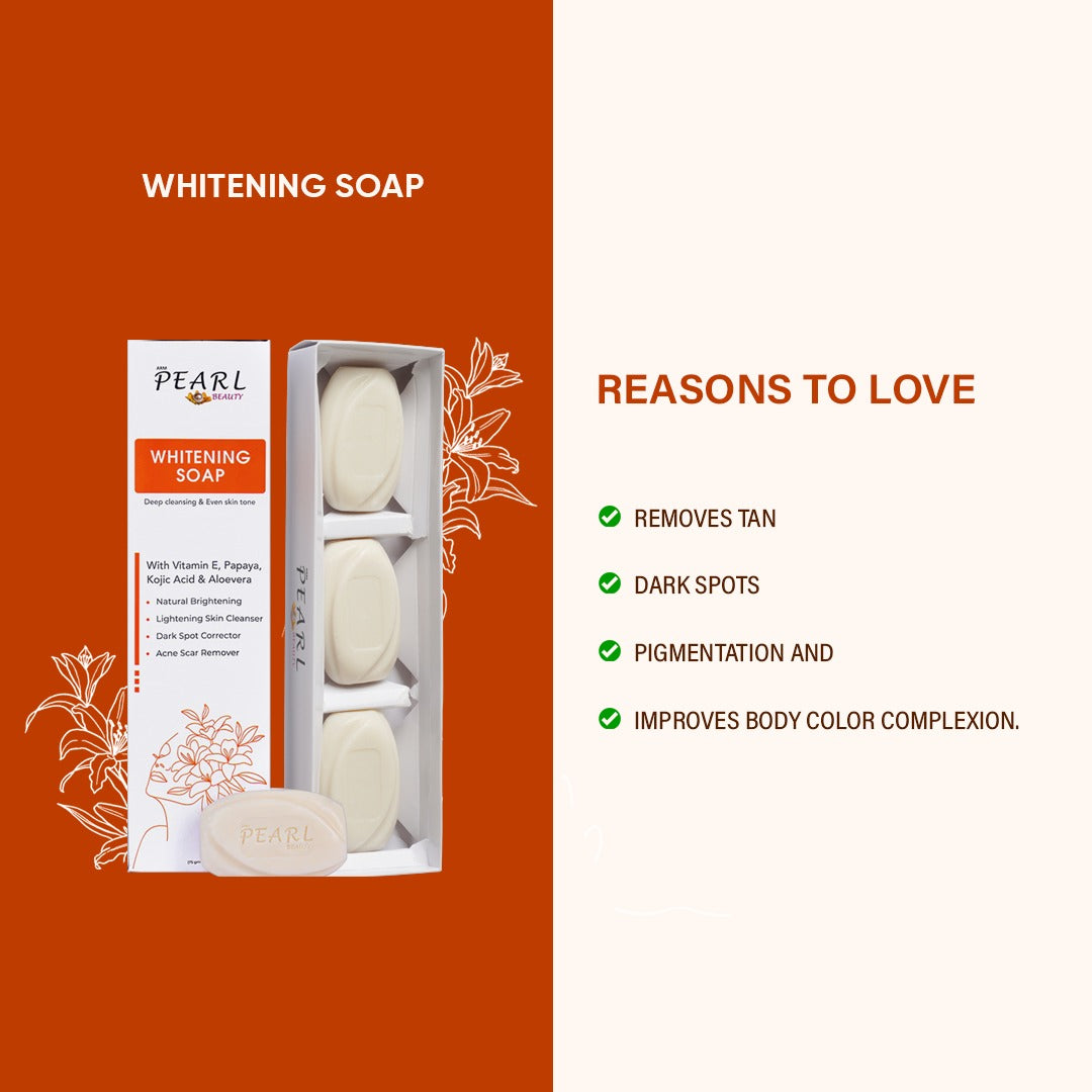 ARM Pearl Skin Whitening Soap To Remove Tan, Dark Spots, Pigmentation
