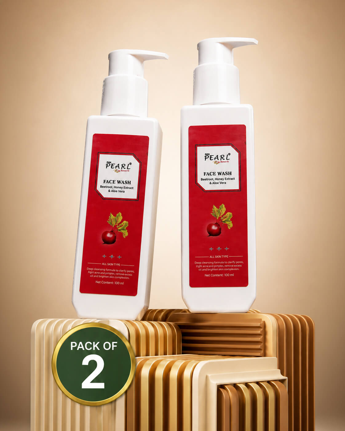 beetroot honey facewash set Pack of 2