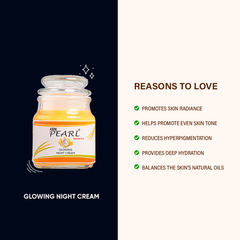 ARM Pearl Best Night Cream For Slowing Skin Promotes Skin glow, reduces pigmentation