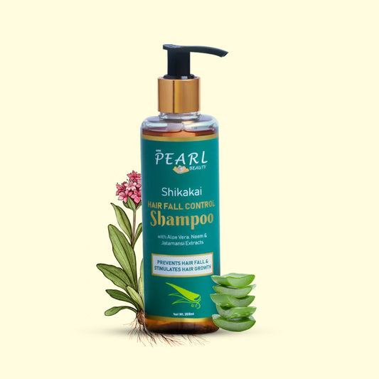 Hair Shampoo with Aloe vera, Jatamansi & Shikakai, Reduces Hair Fall & Dandruff