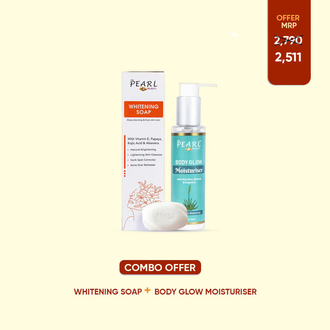 ARM Pearl Skin Whitening Body Soap & Best Moisturizer For Glowy Skin