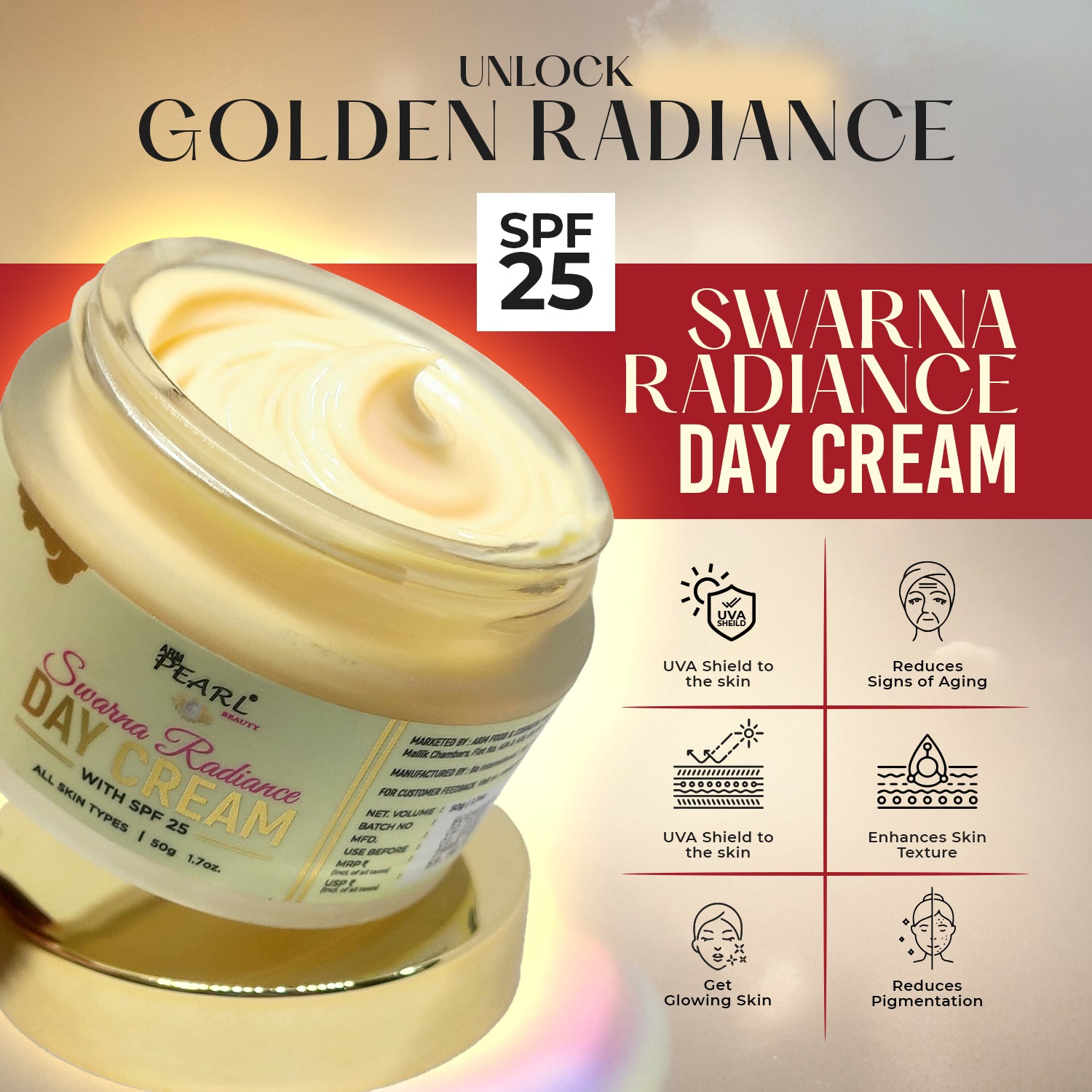 Swarna Radiance Day Cream with SPF 25 PA+++